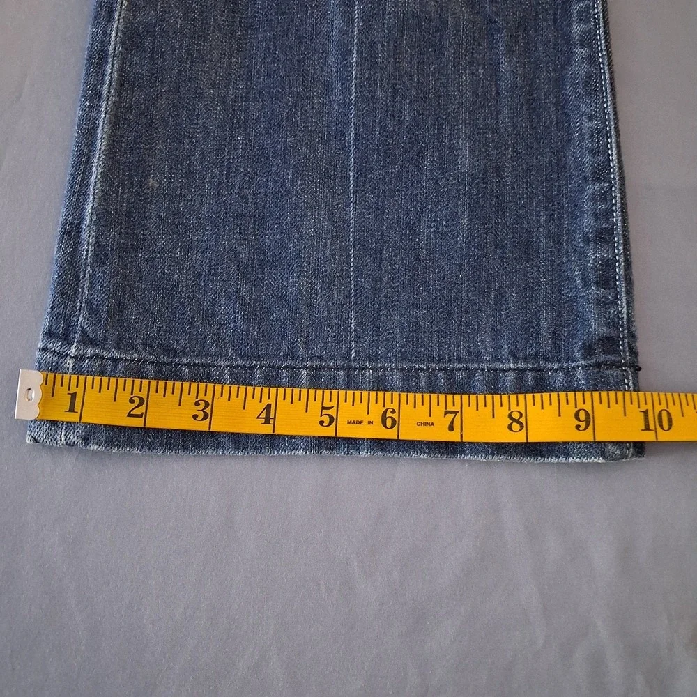 Women's 7 For‎ All Mankiind Flare Leg Dojo Jeans SZ 29 Style Embellished Pockets